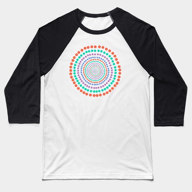 Circle Baseball T-Shirt by hcohen2000